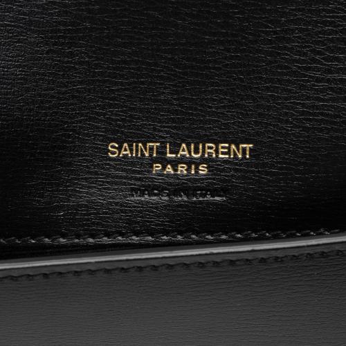Saint Laurent Smooth Calfskin Monogram Phone Holder Shoulder Bag