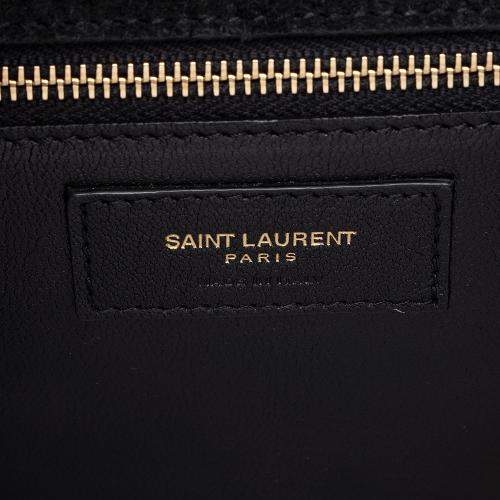 Saint Laurent Suede Le Carre Satchel - FINAL SALE