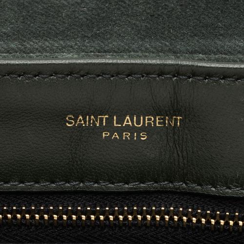 Saint Laurent Suede Monogram LouLou Toy Crossbody