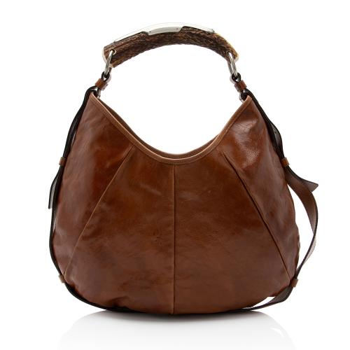 Saint Laurent Vintage Leather Mombasa Saint Tropez Shoulder Bag