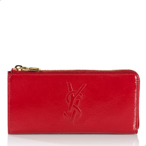 Yves Saint Laurent Patent Leather Belle du Jour Wallet