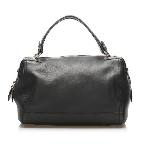 Salvatore Ferragamo Gancini Leather Handbag