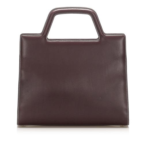 Salvatore Ferragamo Gancini Leather Handbag