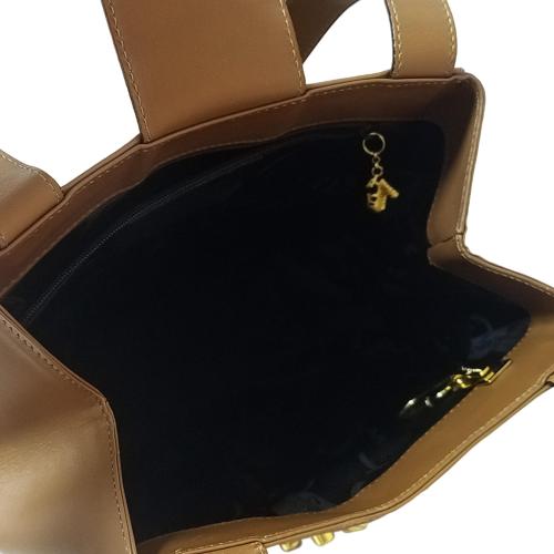 Salvatore Ferragamo Gancini Leather Shoulder Bag