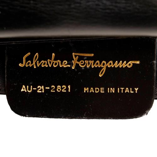 Salvatore Ferragamo Gancini Patent Leather Handbag