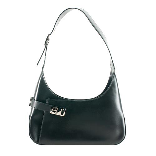 Salvatore Ferragamo Leather Classic Shoulder Handbag