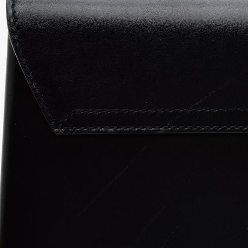Salvatore Ferragamo Leather Gancini Convertible Medium Top Handle Satchel