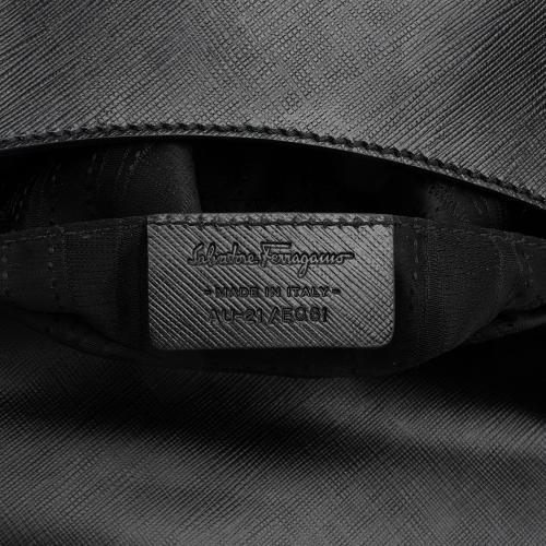 Salvatore Ferragamo Leather Gancini Chain Flap Bag