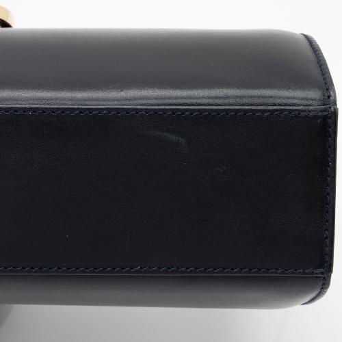 Salvatore Ferragamo Leather Gancini Convertible Small Top Handle Satchel