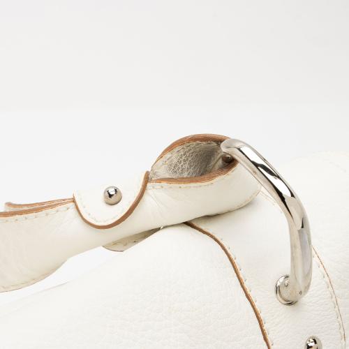 Salvatore Ferragamo Leather Gancini Double Pocket Shoulder Bag