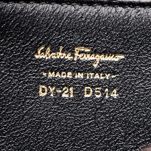 Salvatore Ferragamo Leather Gancini Top Handle Satchel - FINAL SALE