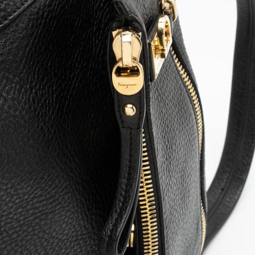 Salvatore Ferragamo Leather Selma Shoulder Bag