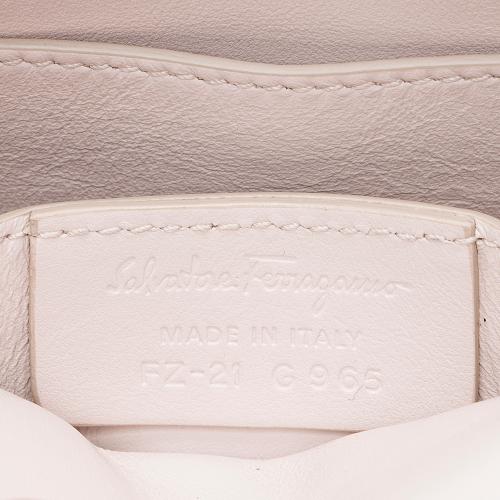 Salvatore Ferragamo Leather Vara Mini Crossbody Bag