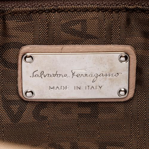 Salvatore Ferragamo Quilted Calfskin Bucket Bag