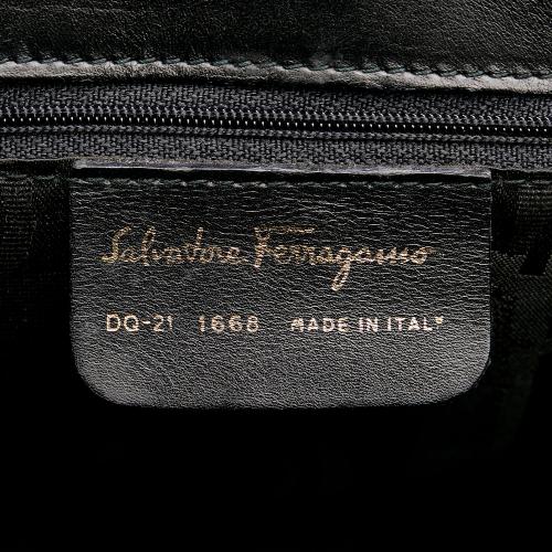 Salvatore Ferragamo Studded Leather Satchel
