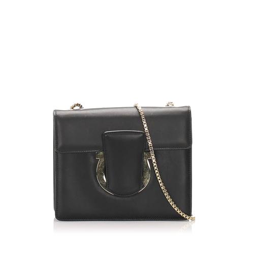 Salvatore Ferragamo Thalia Leather Crossbody Bag