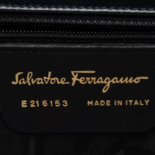 Salvatore Ferragamo Vintage Leather Gancini Small Shoulder Bag