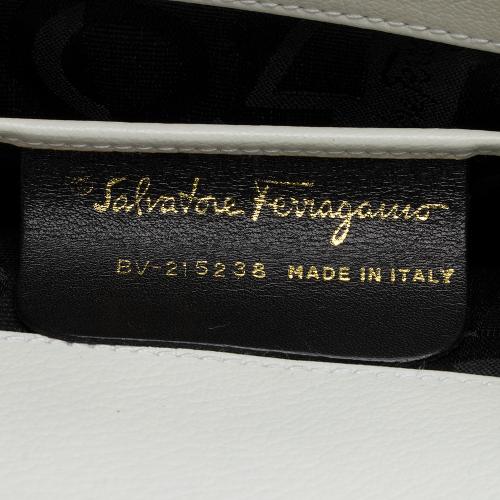 Salvatore Ferragamo Vintage Leather Top Handle Mini Satchel