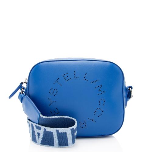 Stella McCartney Eco Alter Nappa Perforated Logo Mini Camera Bag