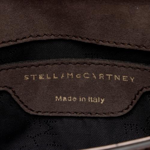 Stella McCartney Metallic Croc Embossed Faux Leather Crossbody