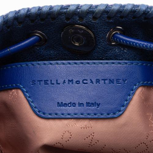 Stella McCartney Shaggy Deer Fringe Falabella Mini Bucket Bag