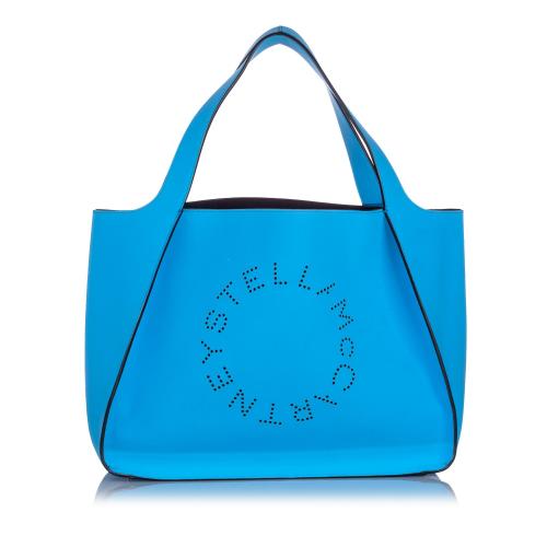 Stella McCartney Leather Alter East-West Perforated Tote
