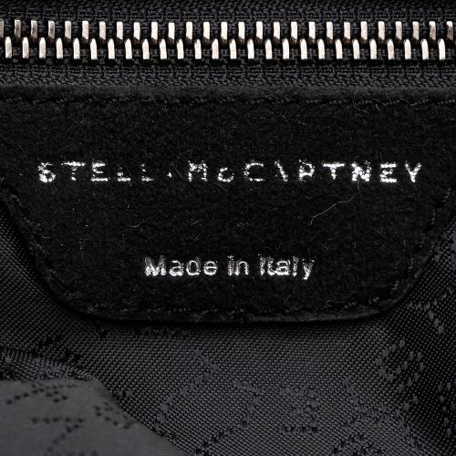 Stella McCartney Leopard Print Faux Calf Hair Falabella Tote