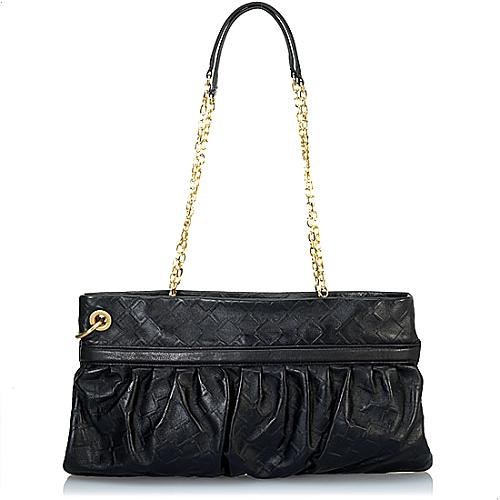 Tahari Uptown Nappa Leather Slim Shoulder Handbag