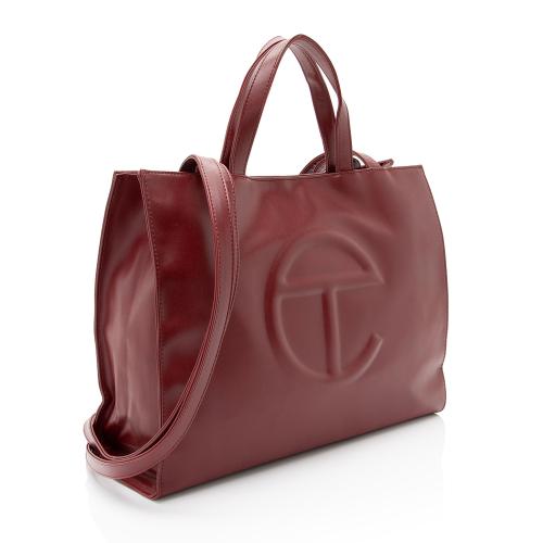 Telfar Faux Leather Medium Shopping Tote