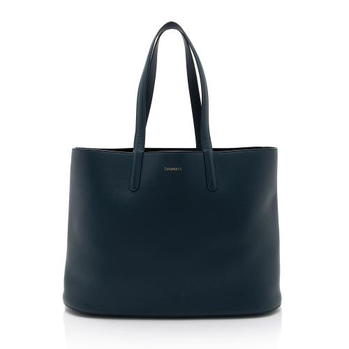 Tiffany & Co. Leather Shopping Tote
