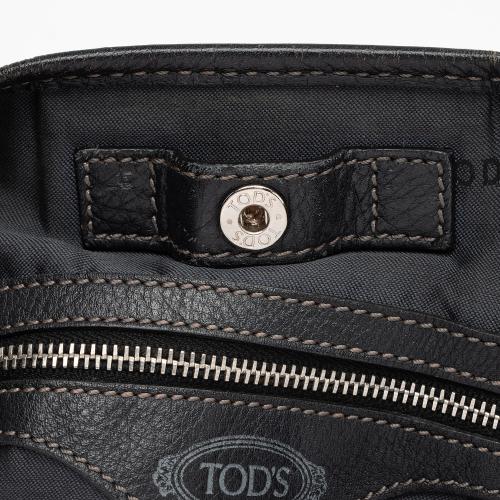 Tods Coated Canvas G-Bag Sacca Grande Tote