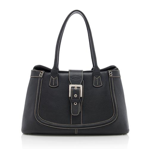 Tods Leather Buckle Tote - FINAL SALE