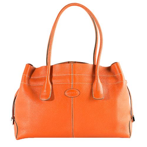 Tods Leather Classic D Bag Tote 