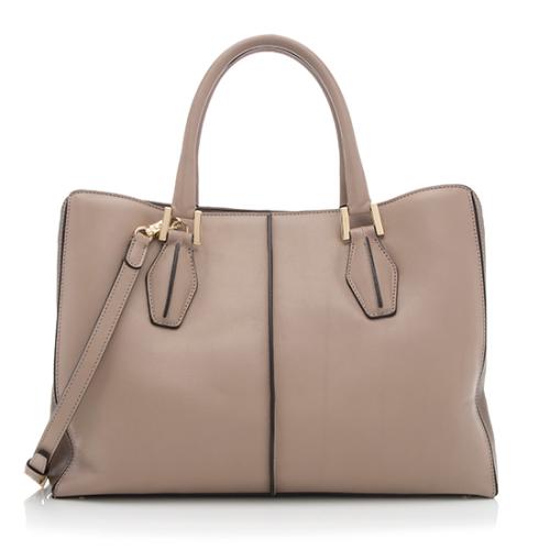 Tods Leather D-Cube Bag