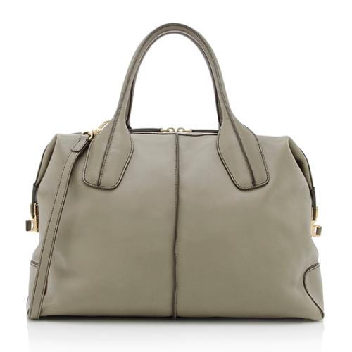 Tods Leather D-Styling Medium Satchel