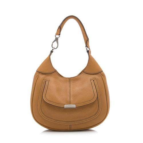 Tods Leather Front Pocket Hobo