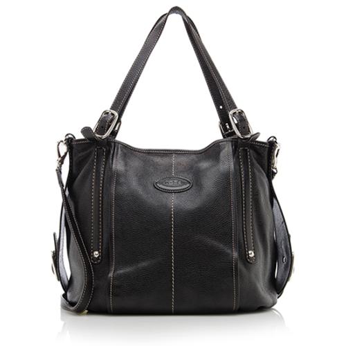 Tods Leather G-Bag Sacca Grande Tote