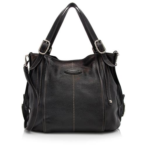 Tods Leather G-Bag Sacca Grande Tote