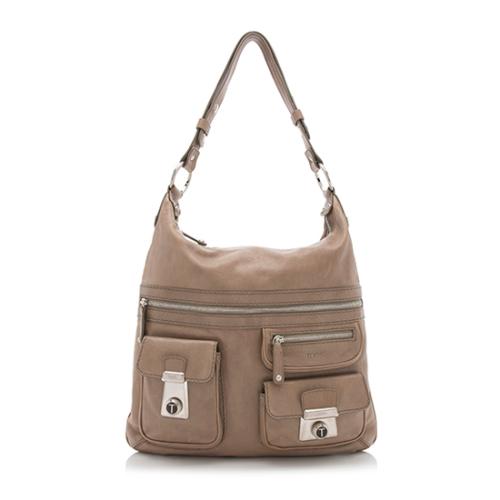 Tods Leather Multipocket Medium Hobo