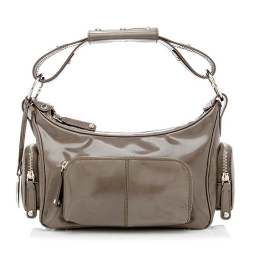 Tods Patent Leather Pocket Hobo - FINAL SALE