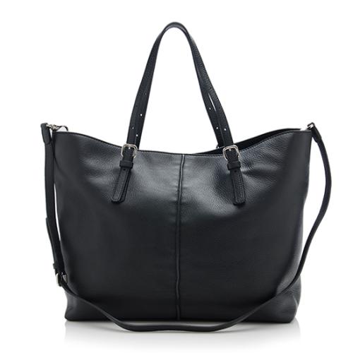 Tods Leather Tag Shopping Grande Tote - FINAL SALE