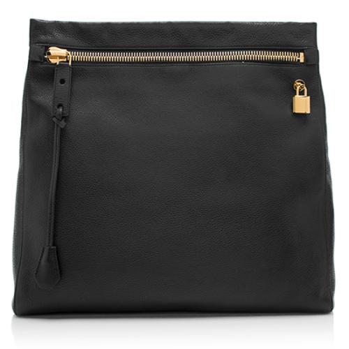 Tom Ford Leather Alix Large Clutch