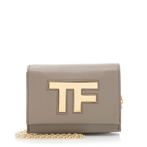 Tom Ford Leather TF Small Chain Crossbody Bag