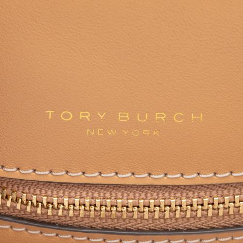 Tory Burch Canvas Leather Colorblock Miller Crossbody