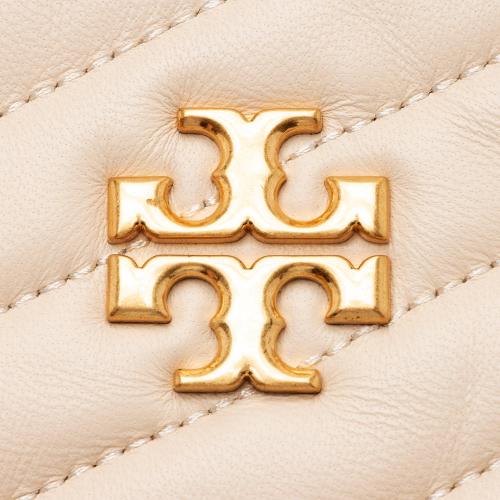 Tory Burch Chevron Leather Kira Circle Crossbody Bag