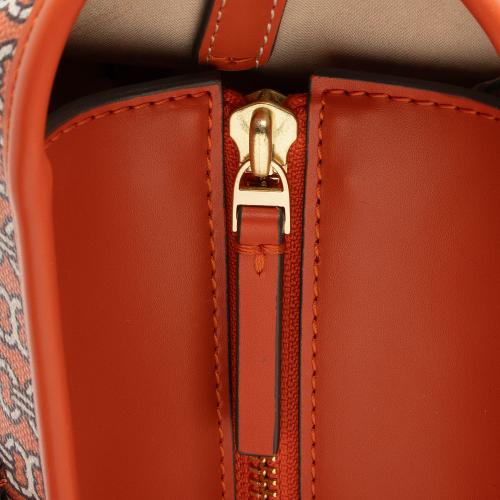 Tory Burch Coated Canvas Gemini Link Small Tote