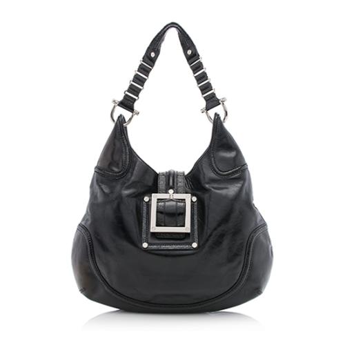 Tory Burch Glazed Leather Horseshoe Hobo - FINAL SALE | [Brand: id=252,  name=Tory Burch] Handbags | Bag Borrow or Steal