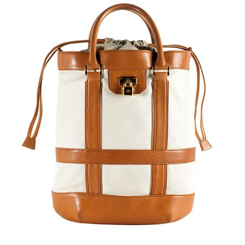 Tory Burch Leather Bond Duffle Tote