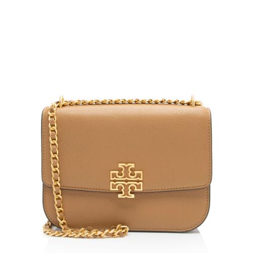 Tory Burch Leather Britten Small Shoulder Bag