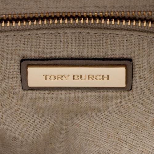 Tory Burch Leather Half Moon Medium Satchel